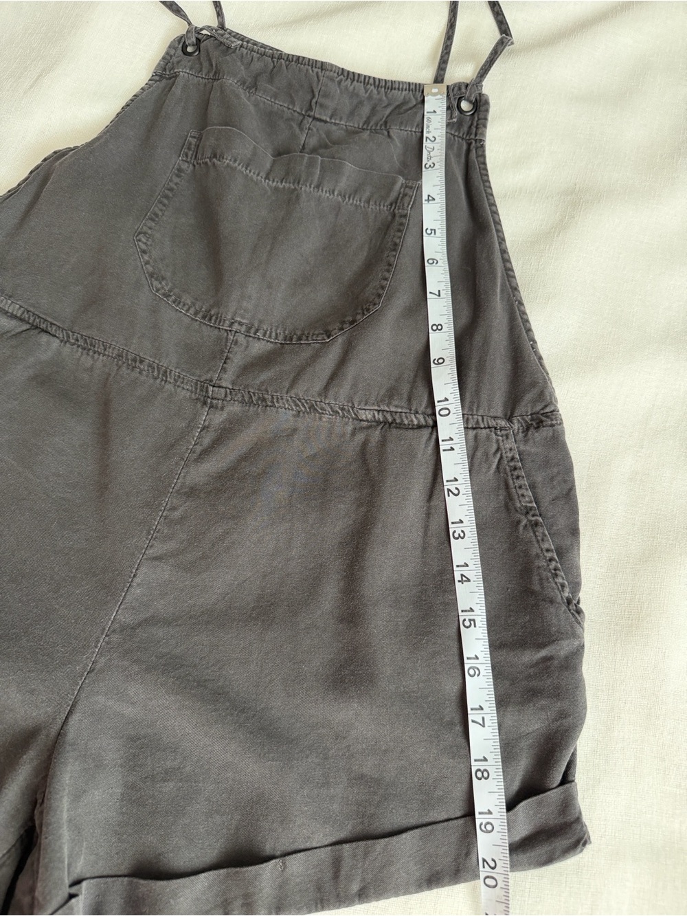 Billabong Wild Pursuit Romper Dark Gray Overalls Size M - Picture 11 of 15